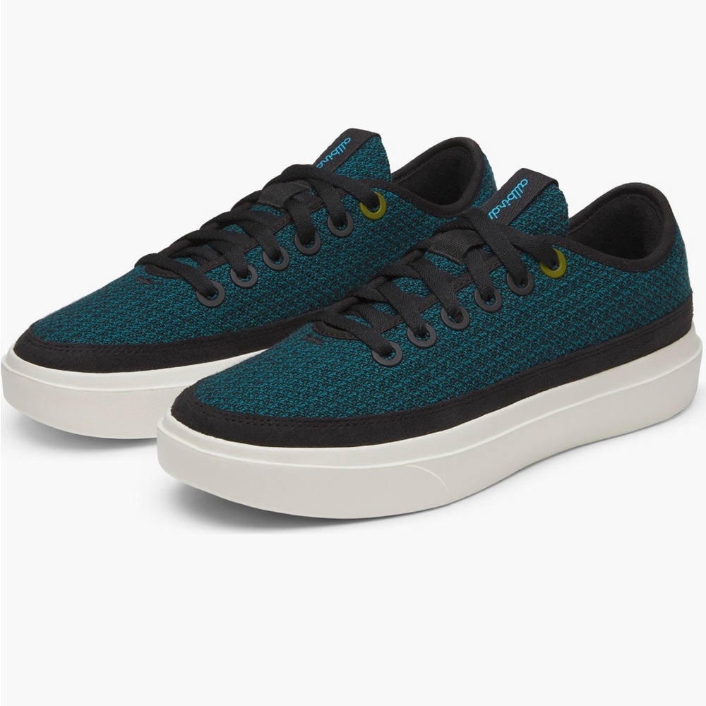 Allbirds NWT wool piper 2 teal black sneaker size 5M